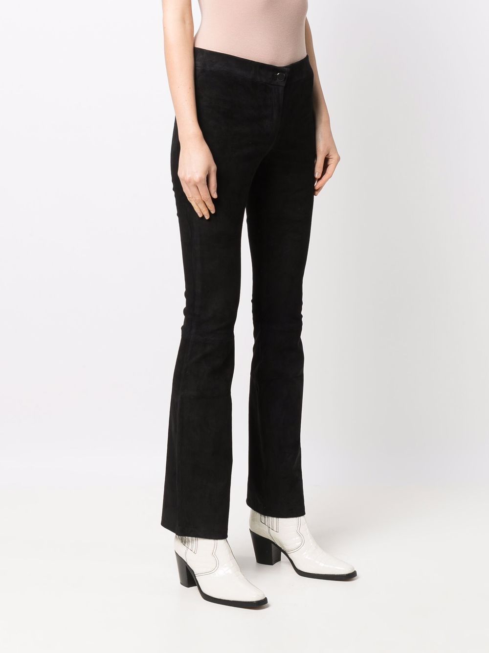 фото Arma velvet-effect slim-fit trousers