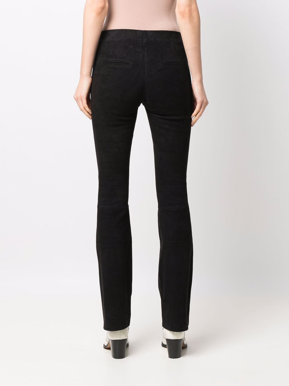 фото Arma velvet-effect slim-fit trousers