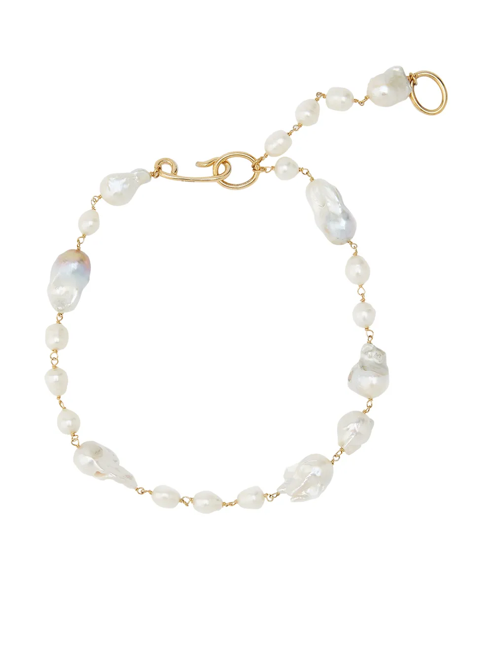 

Jil Sander pearl-embellished chain necklace - Gold