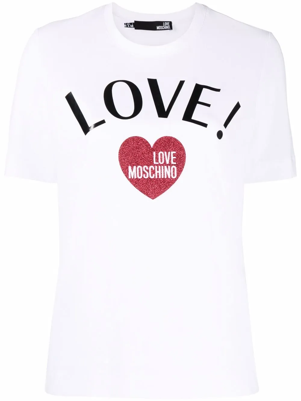 фото Love moschino футболка с логотипом