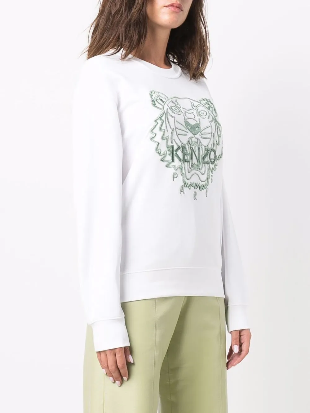 фото Kenzo толстовка с вышивкой tiger