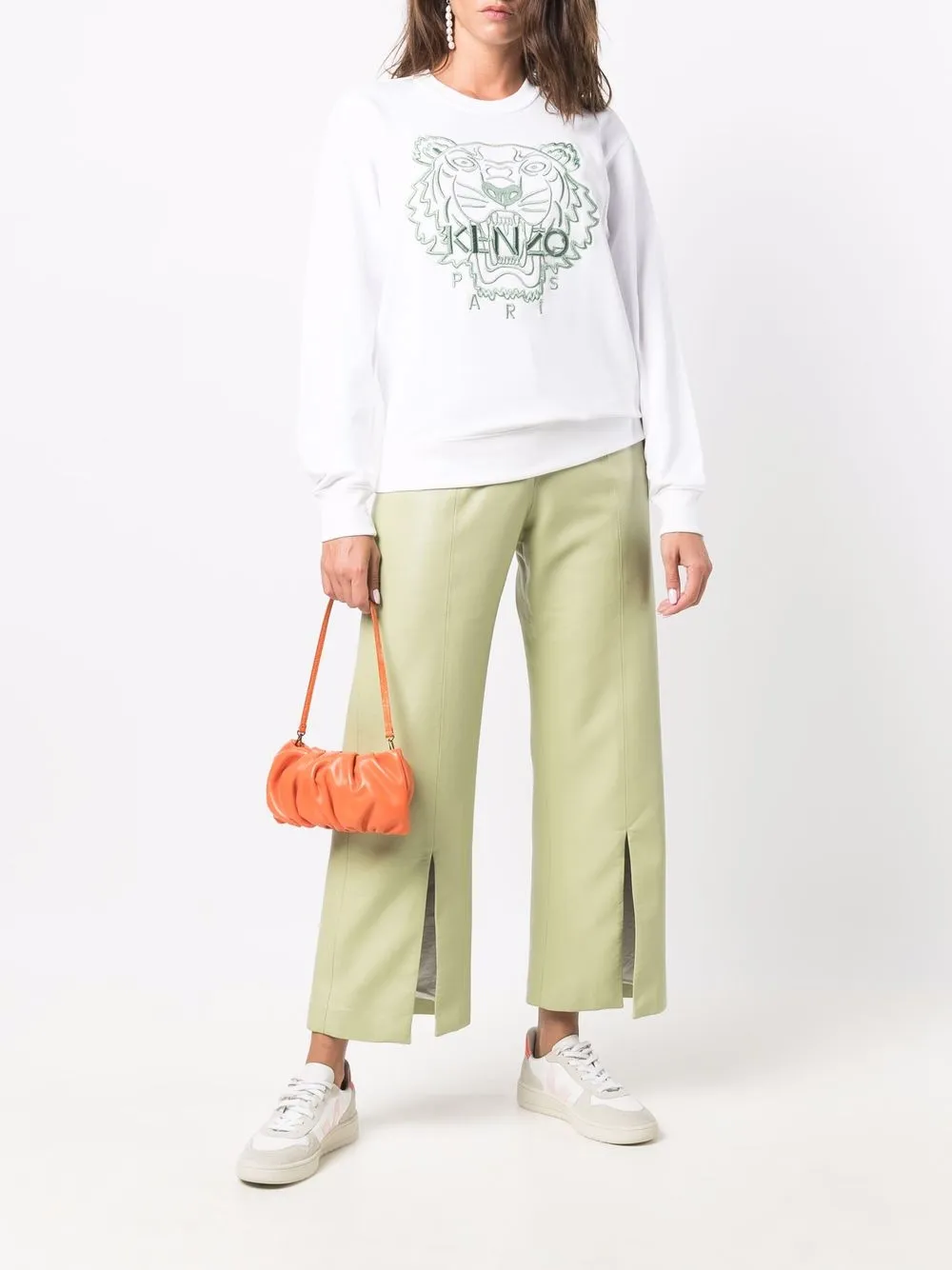 фото Kenzo толстовка с вышивкой tiger