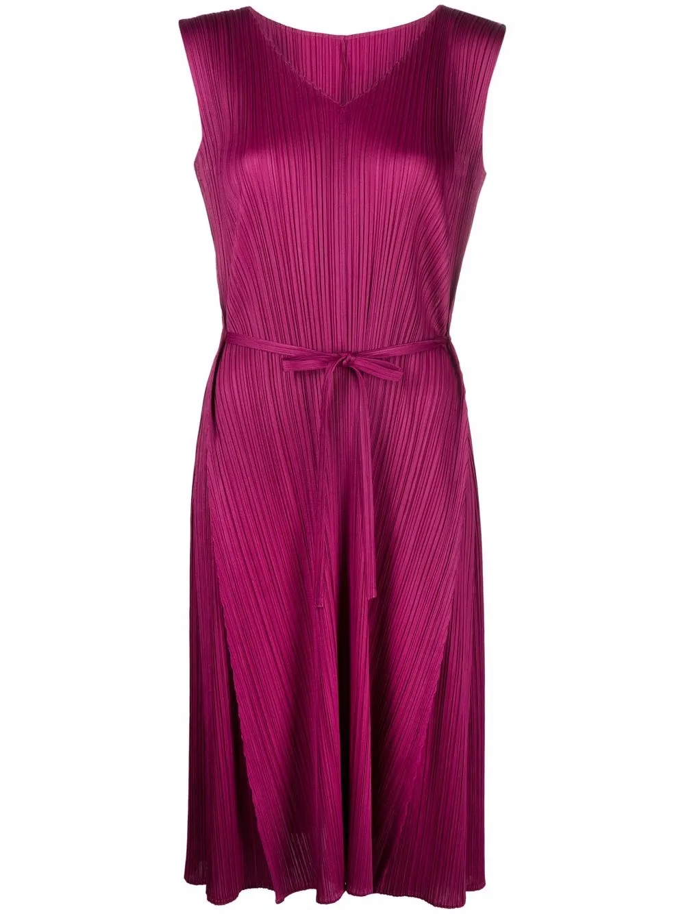 фото Pleats please issey miyake плиссированное платье без рукавов