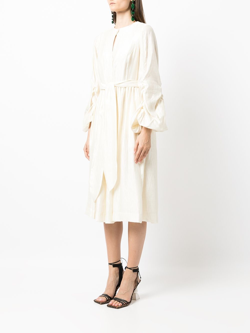 Baruni Belted Midi Dress - Farfetch