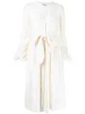 Baruni belted midi dress - White