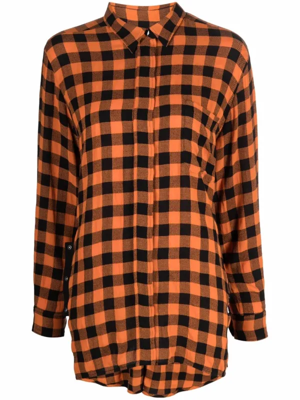 Kenzo Check Print Shirt - Farfetch