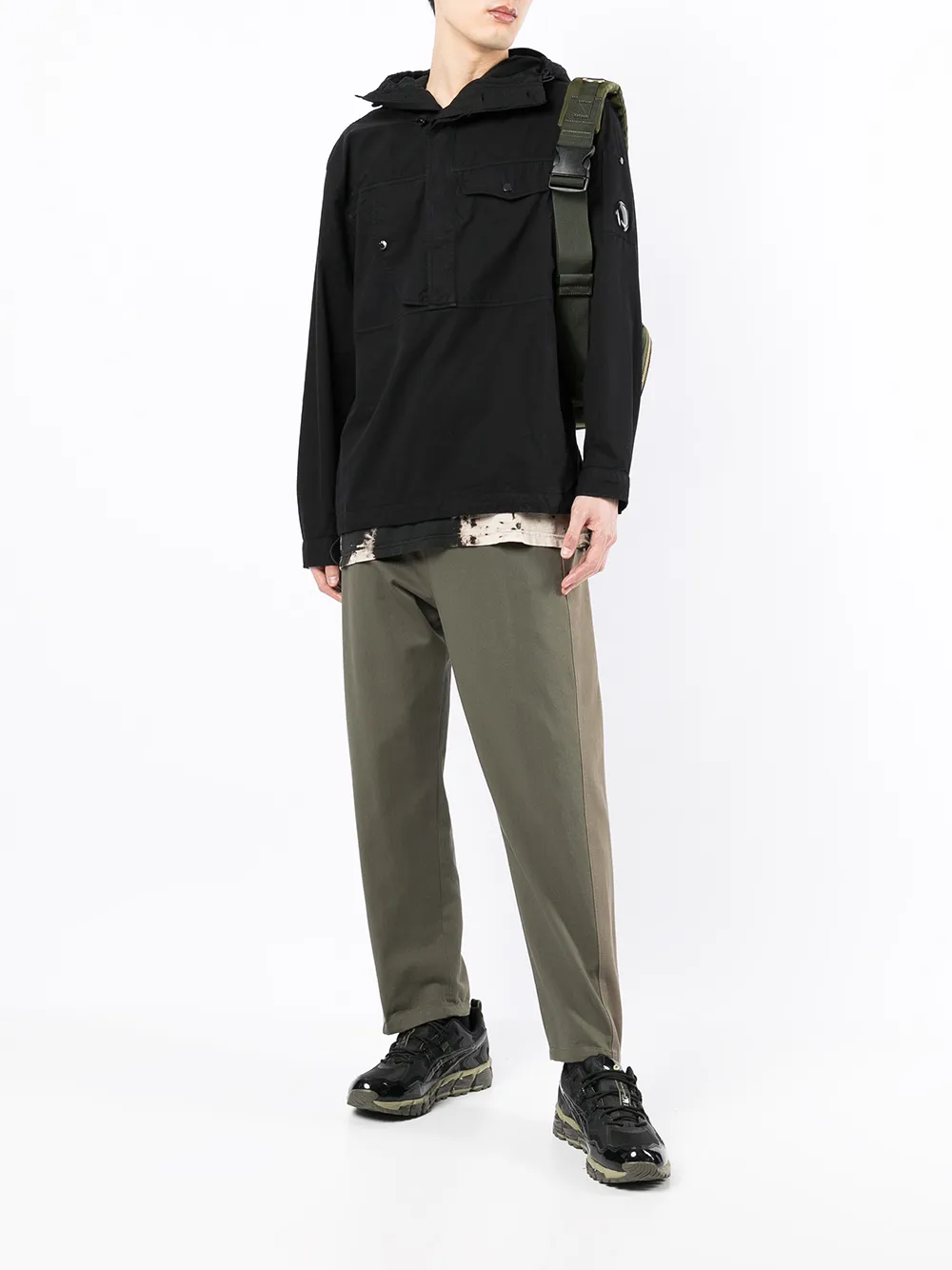 C.P. Company Jack met halve rits - Zwart