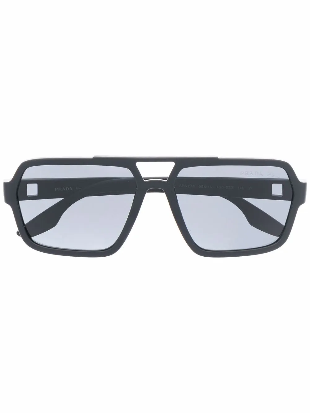 Prada Eyewear oversized square-frame sunglasses | Black | Image 1