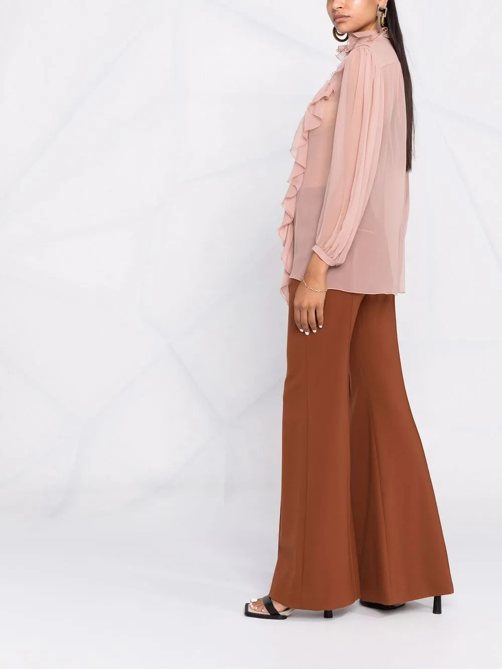 Alberta Ferretti Blusa con ruches | Abbigliamento | Image 4