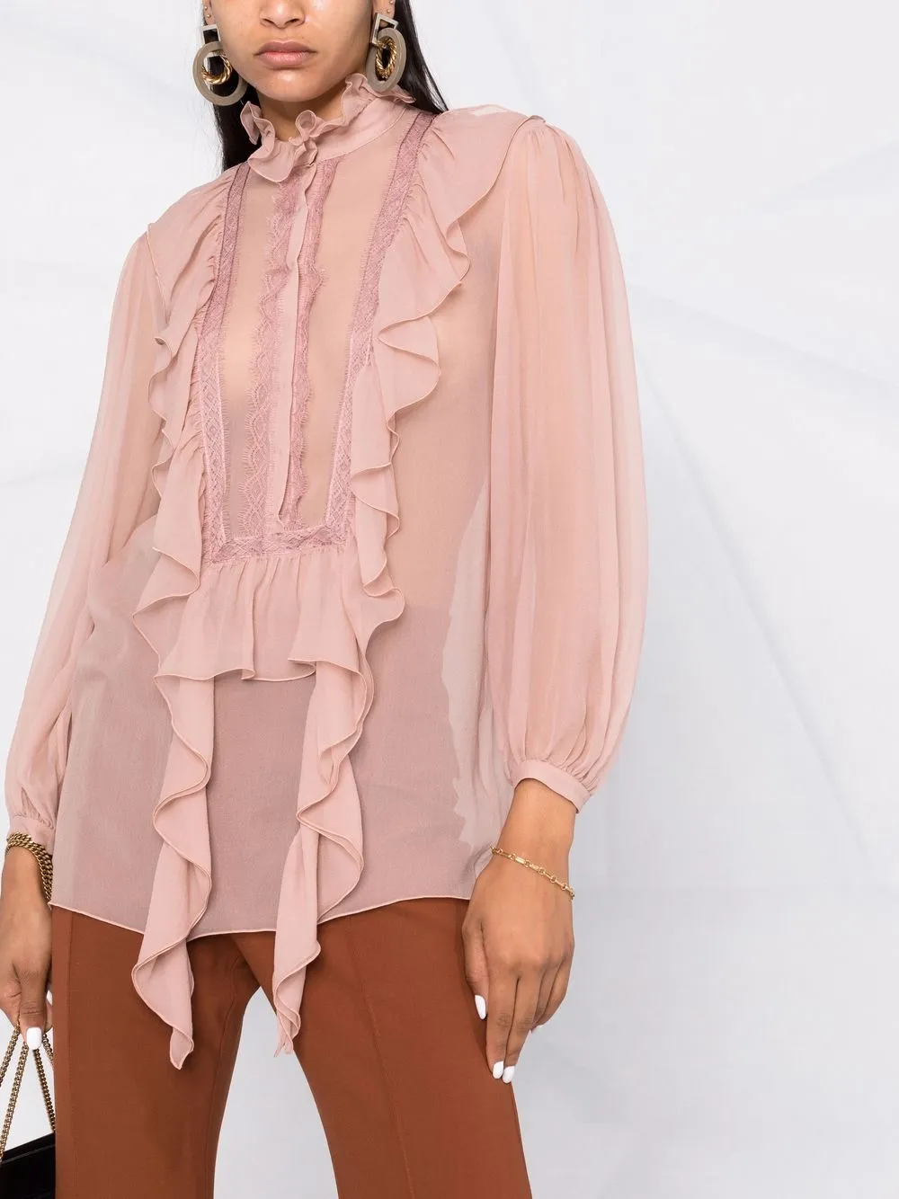 Alberta Ferretti Blusa con ruches | Image 5