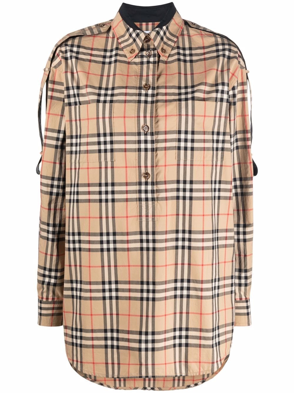 фото Burberry рубашка в клетку vintage check