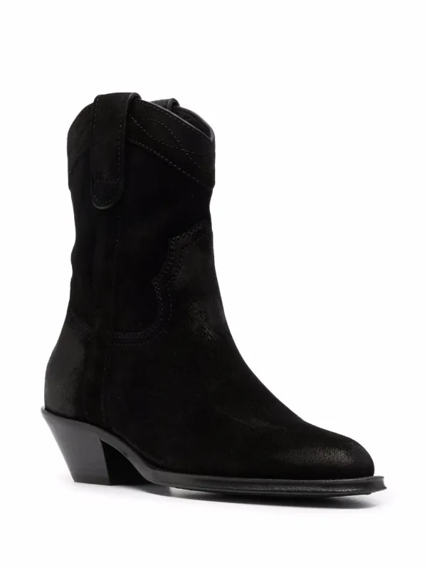 Saint Laurent 45mm Eastwood Cowboy Boots | Black | FARFETCH