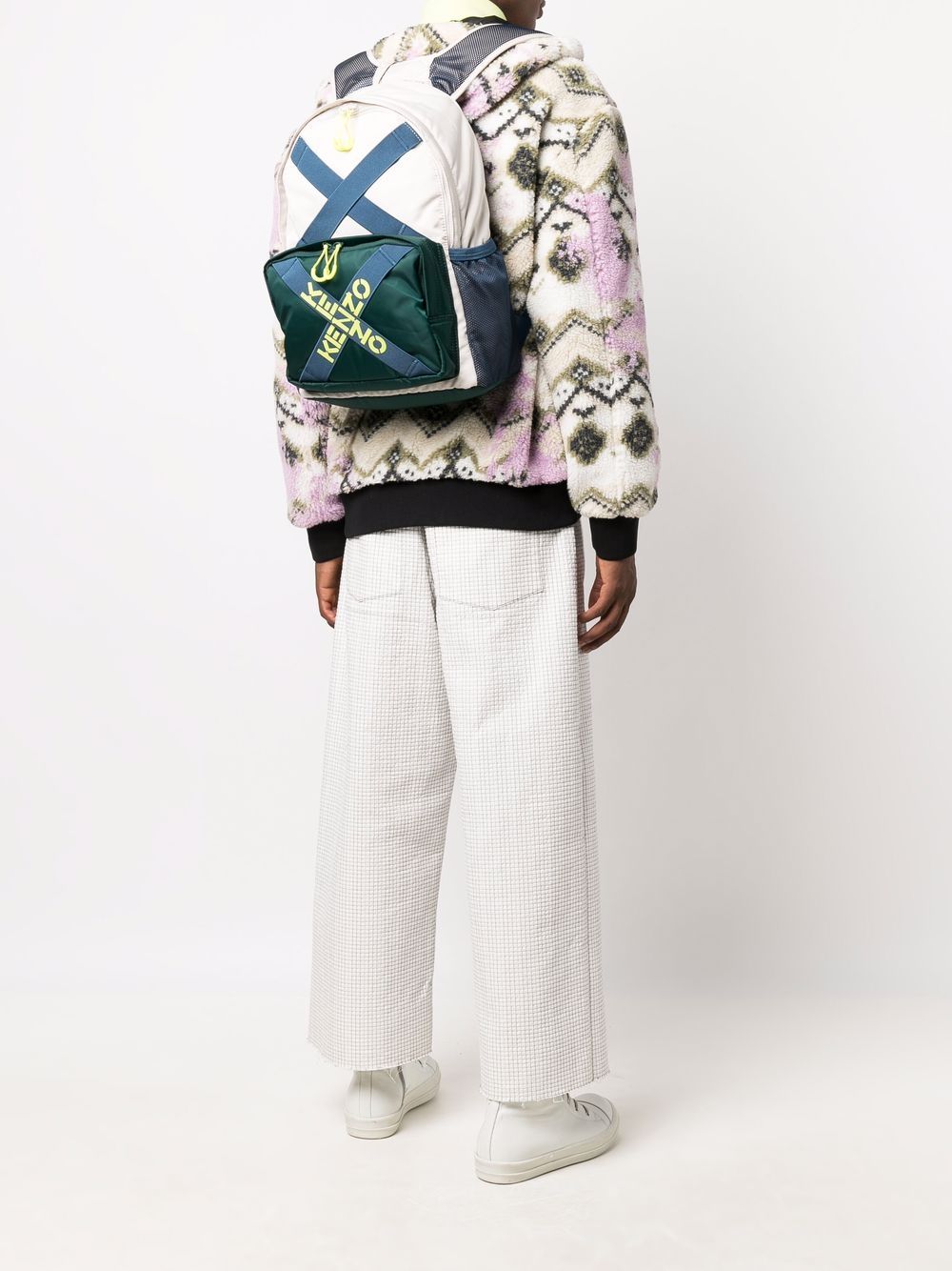 фото Kenzo colour-block panelled backpack