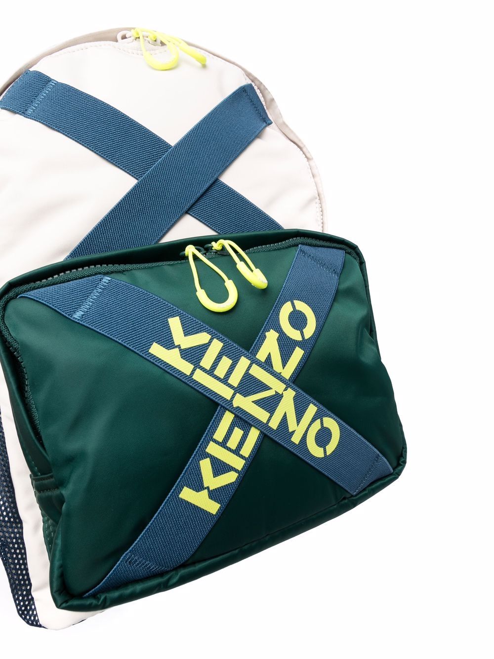 фото Kenzo colour-block panelled backpack