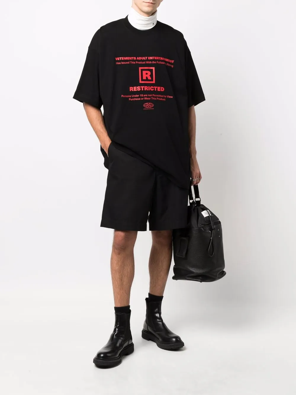 фото Vetements футболка с графичным принтом