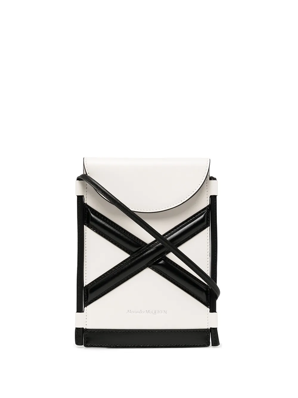 фото Alexander mcqueen сумка через плечо the curve micro