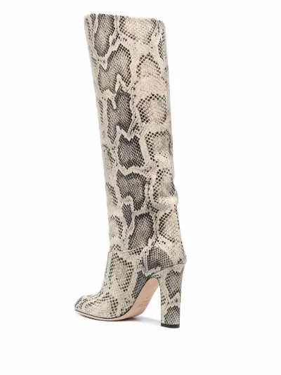 Paris Texas knee-high python-print 