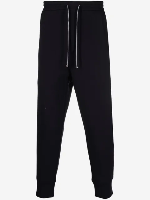 Emporio Armani tapered-leg solid trackpants
