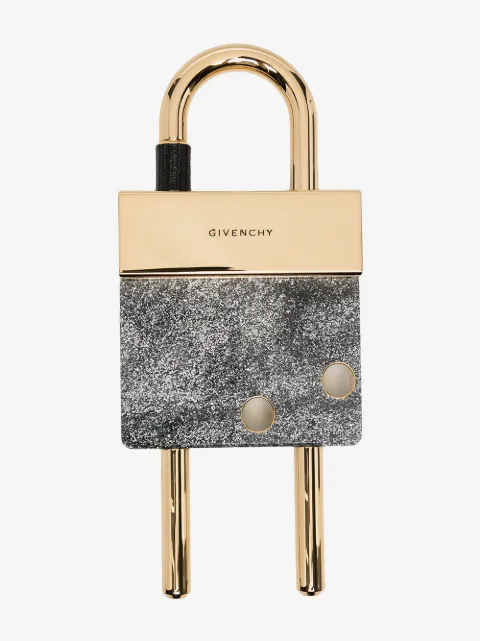 Givenchy two-tone brass padlock