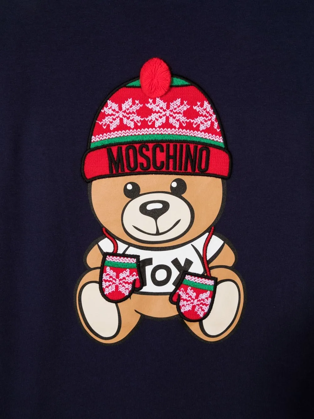 фото Moschino kids футболка с принтом teddy bear