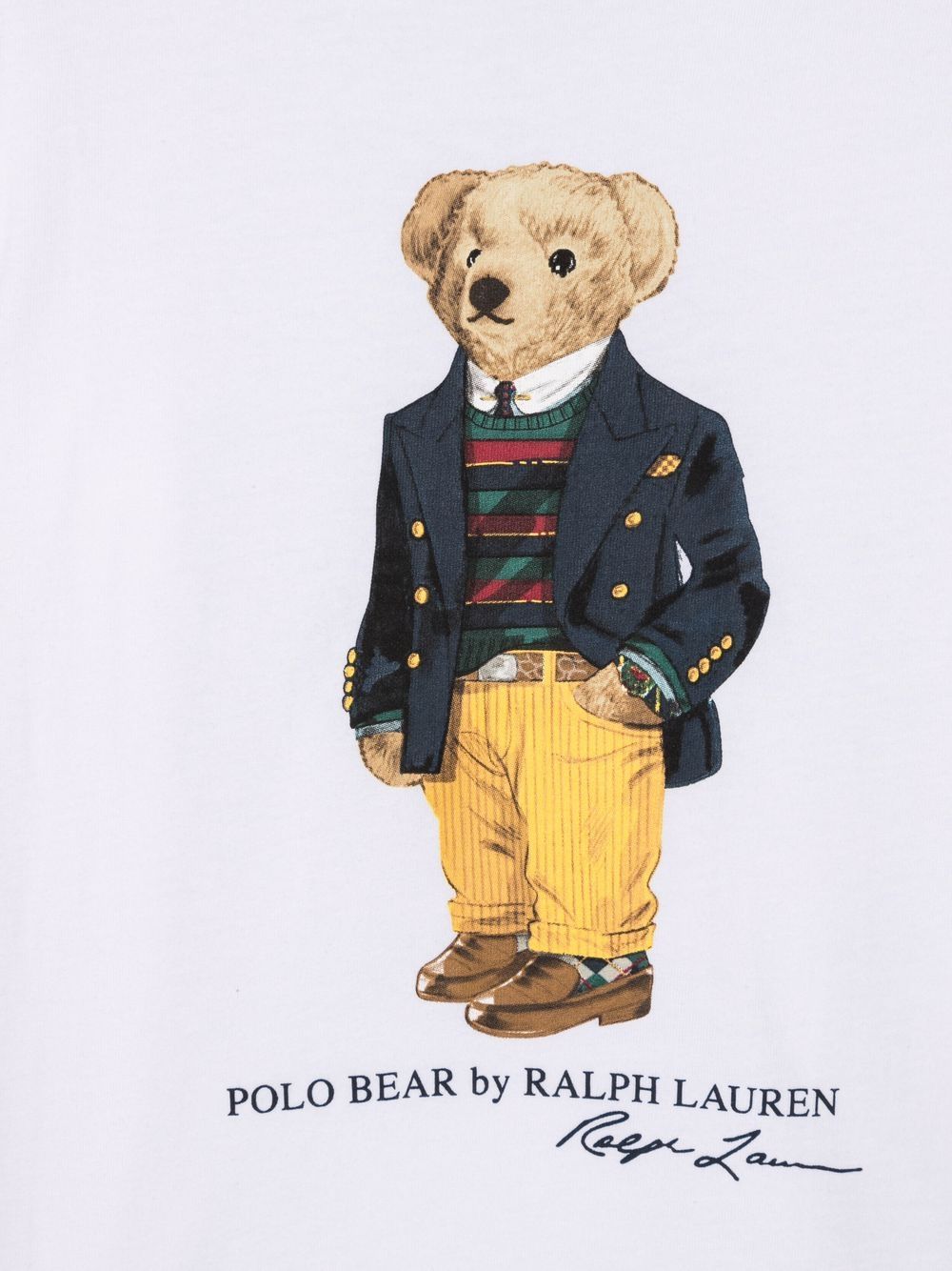 фото Ralph lauren kids футболка с принтом