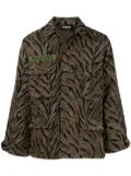 Pleasures Jungle camouflage tiger-stripe jacket - Brown