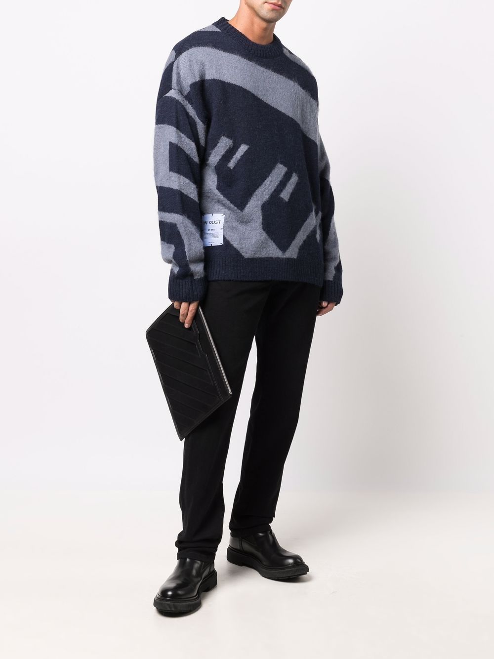 фото Mcq patterned crew neck jumper