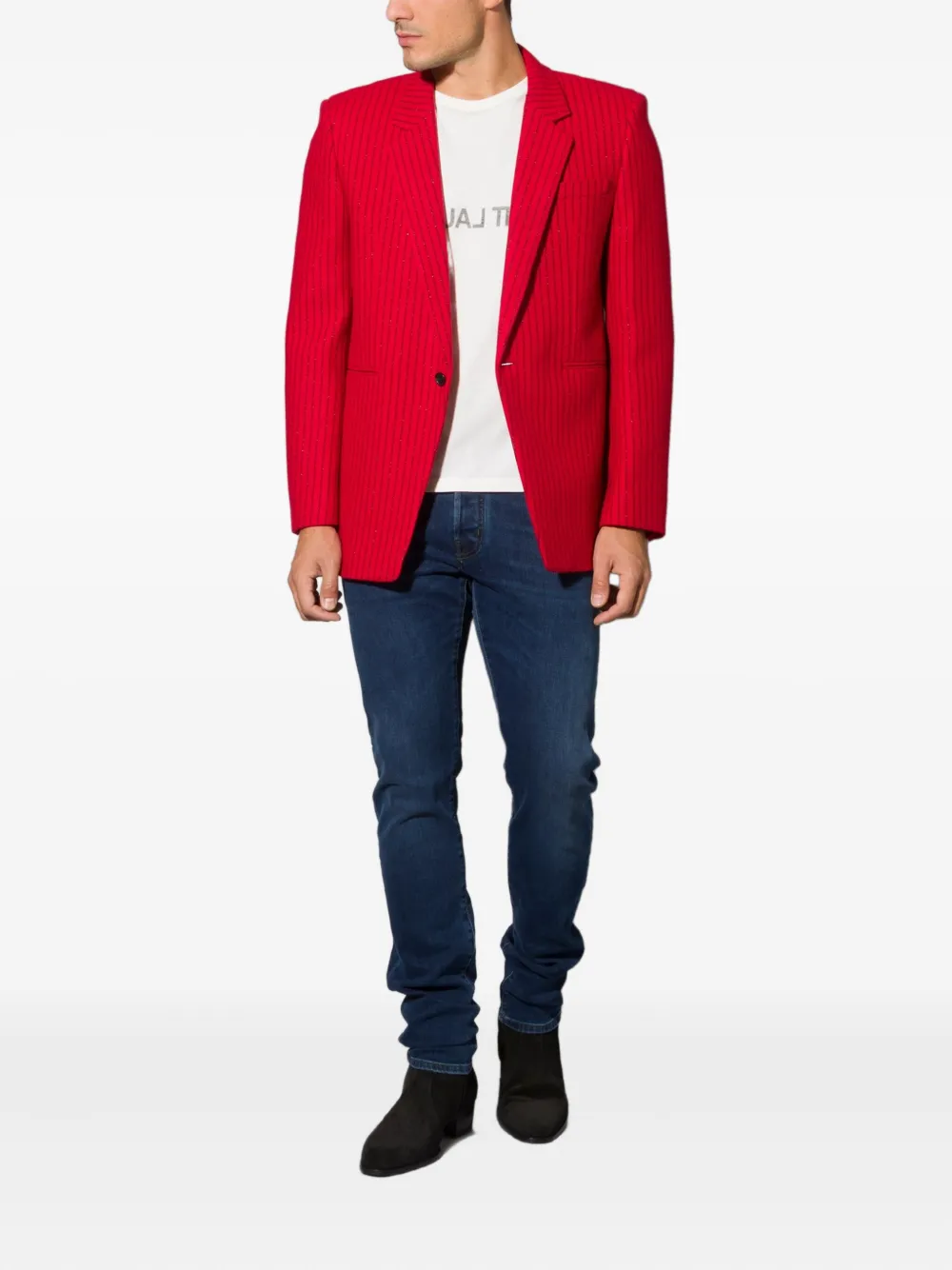 Saint Laurent Sakko mit Nadelstreifen | Sakkos | Image 2