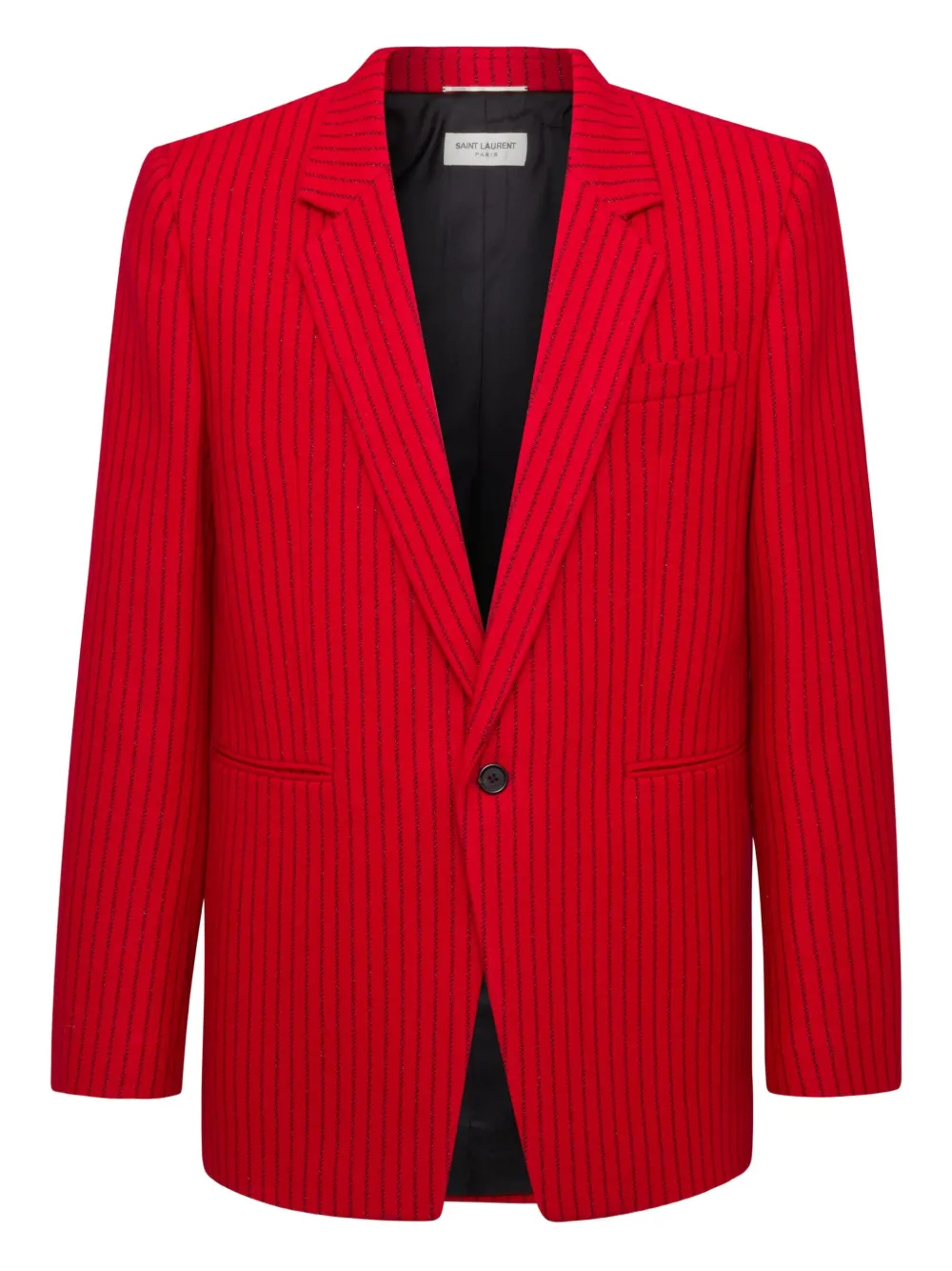 Saint Laurent Sakko mit Nadelstreifen | Rot | Image 1