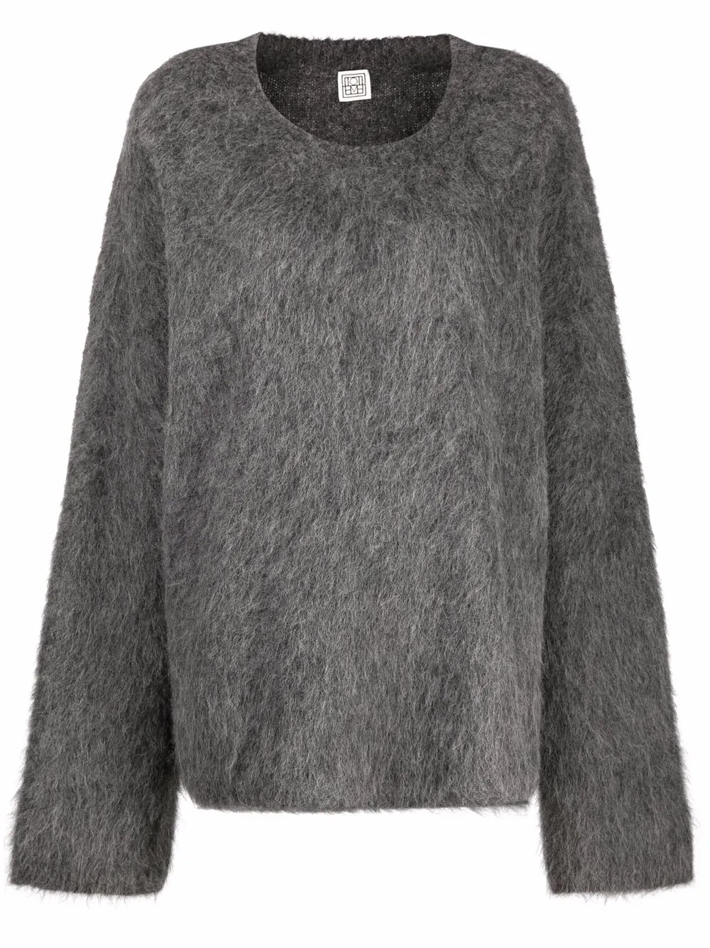 

TOTEME melange alpaca wool-blend jumper - Grey