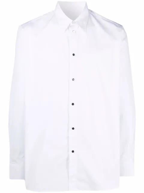 Givenchy spread collar button-up shirt