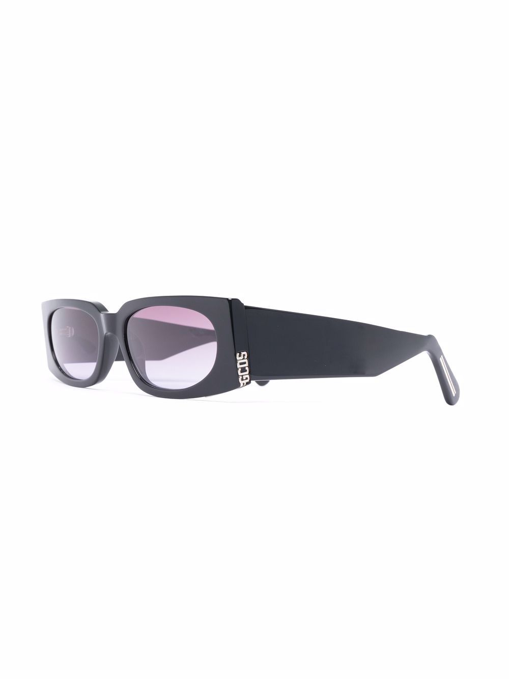 Shop Gcds Rectangular Frame Sunglasses In Schwarz