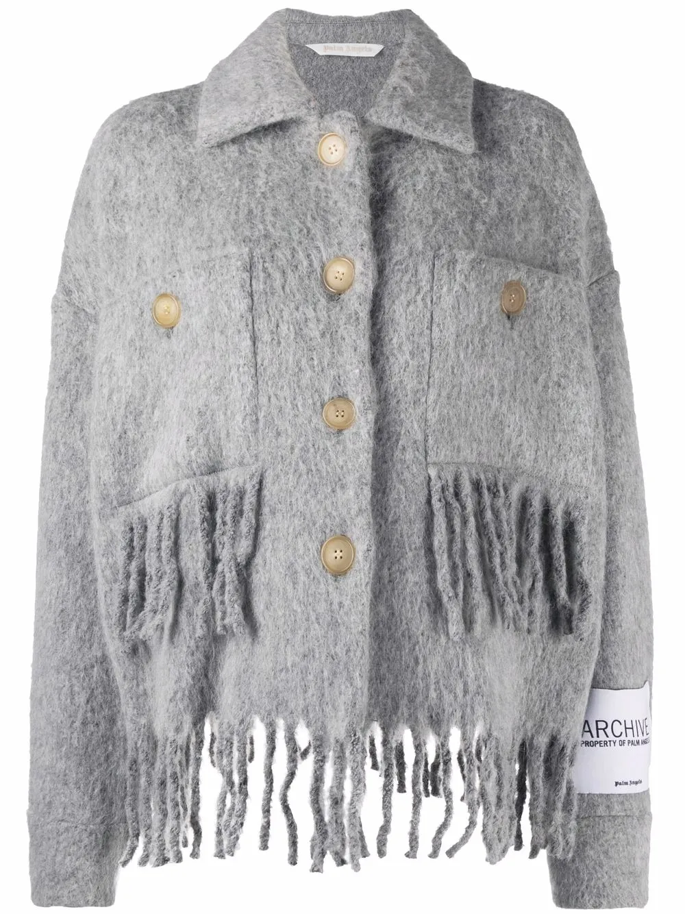 overshirt with fringe