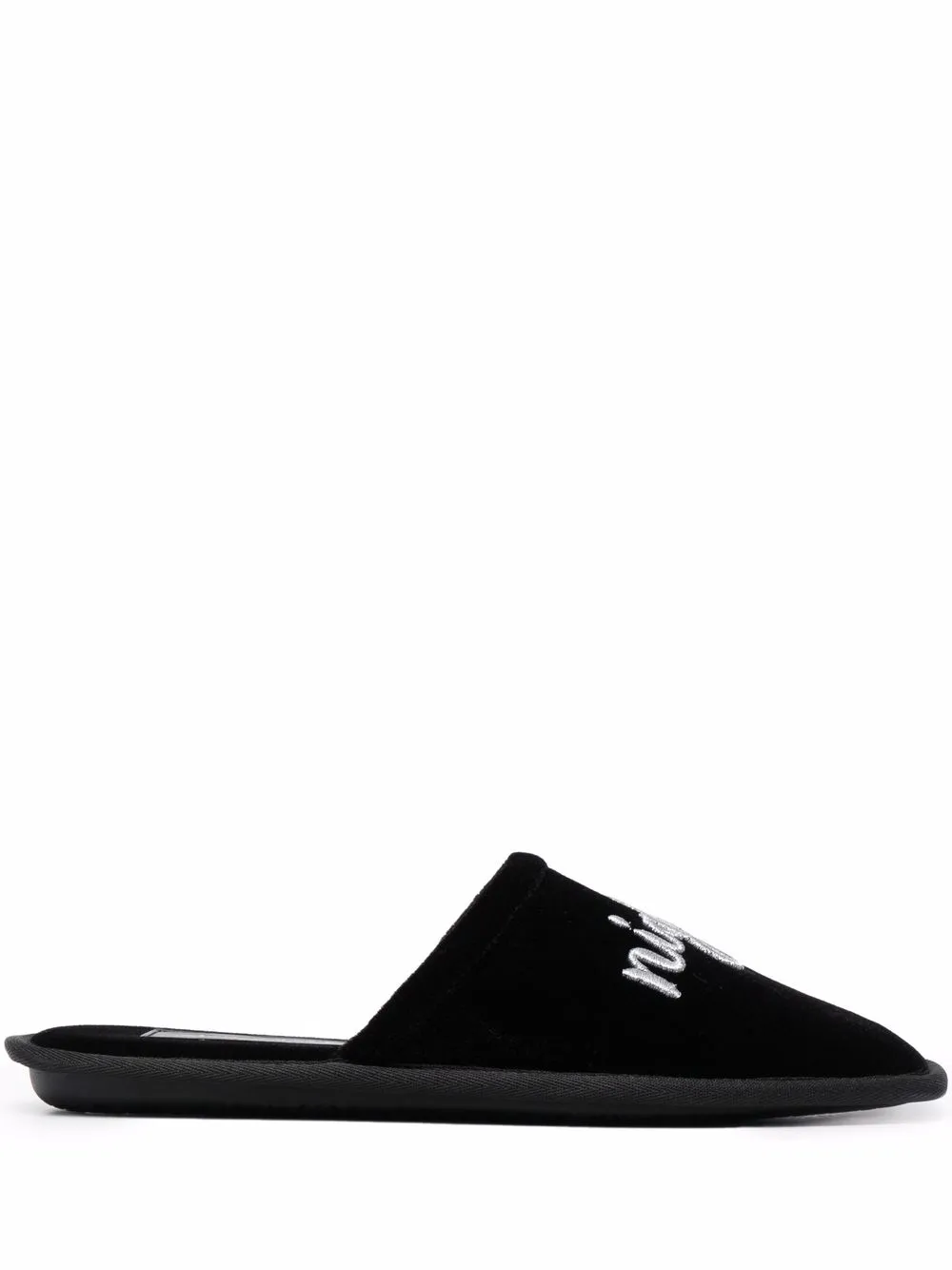 kate spade black slippers