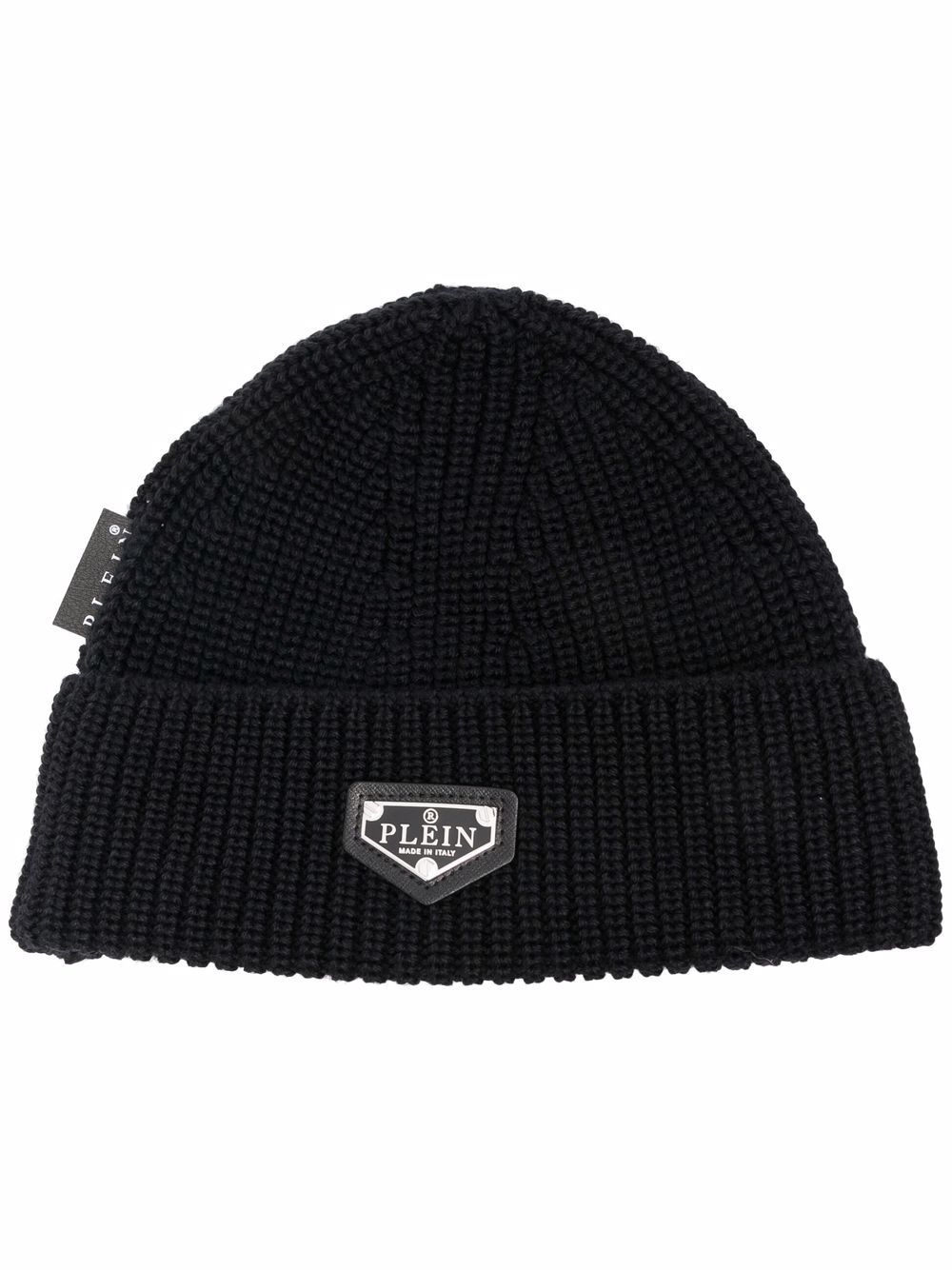 Philipp Plein Iconic Plein Wool Beanie Hat - Farfetch