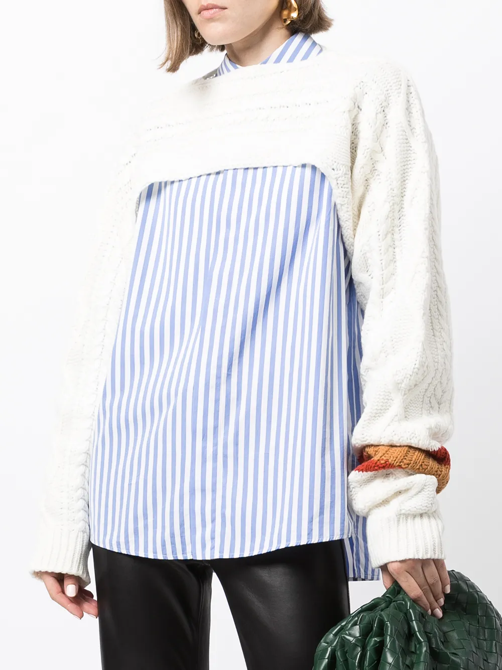 Image 2 of Tibi Aran cropped jumper
