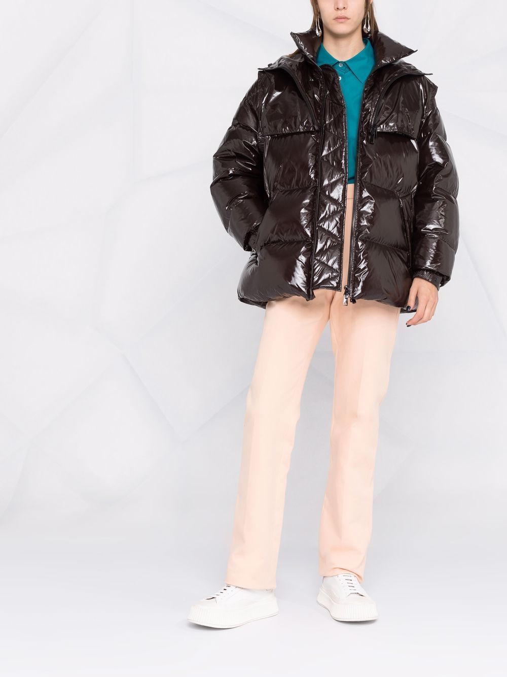 Image 2 of Bottega Veneta hooded padded coat