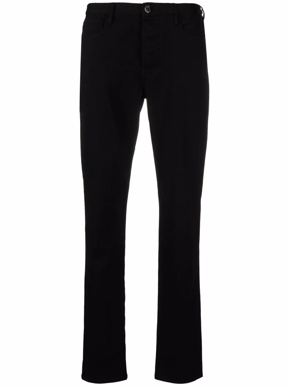 Emporio Armani logo-patch slim-fit Jeans - Farfetch