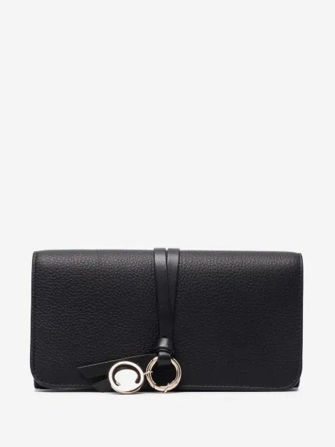 Chloé logo continental wallet 