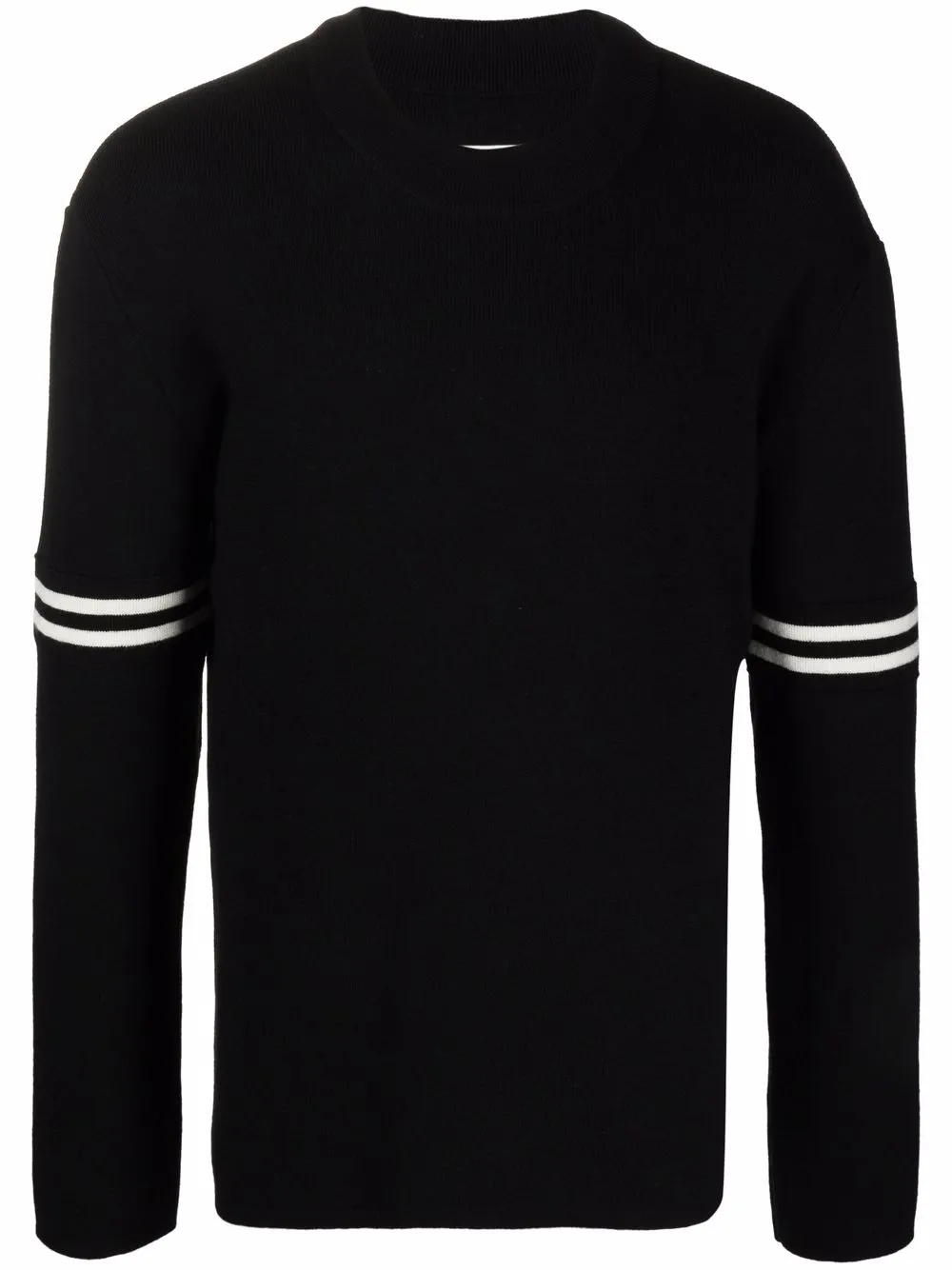 

Maison Margiela stripe-detail long-sleeve jumper - Black