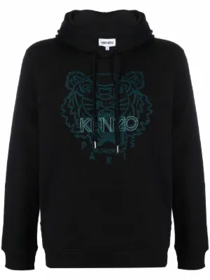 kenzo moletom com capuz green