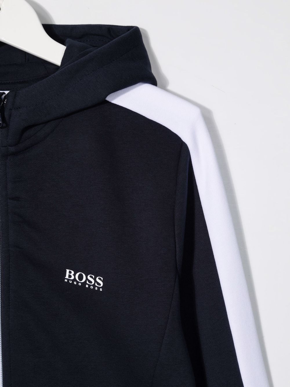 фото Boss kidswear худи со вставками и логотипом