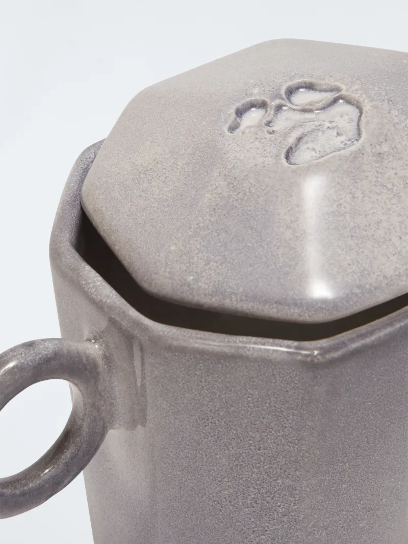 KERAMIK ACHTECKIGES KAFFEESET