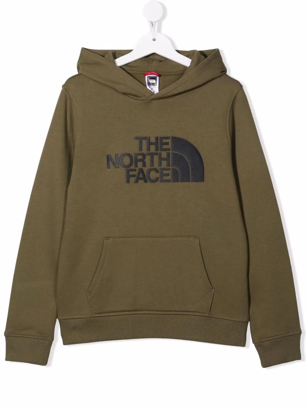 The North Face Kids худи с вышитым логотипом