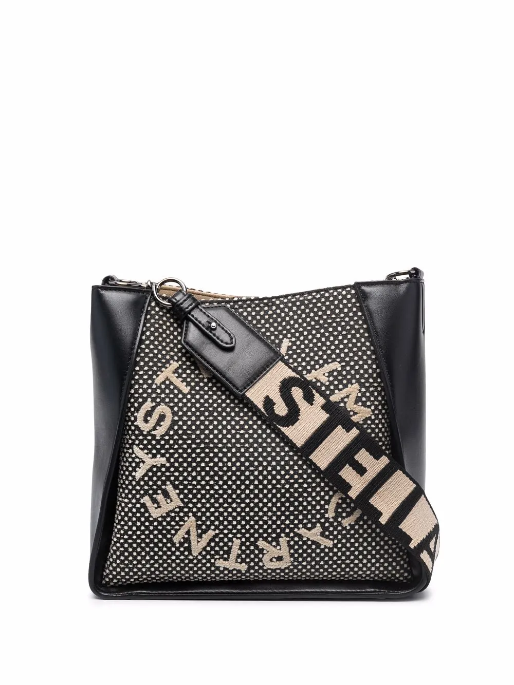 Image 1 of Stella McCartney logo-print crossbody bag