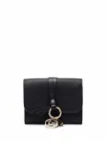 Chloé logo tri-fold wallet - Black