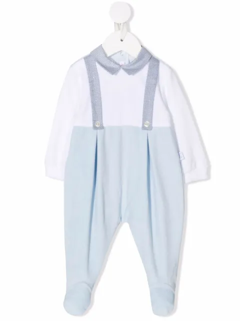 Il Gufo colour-block long-sleeve pajama