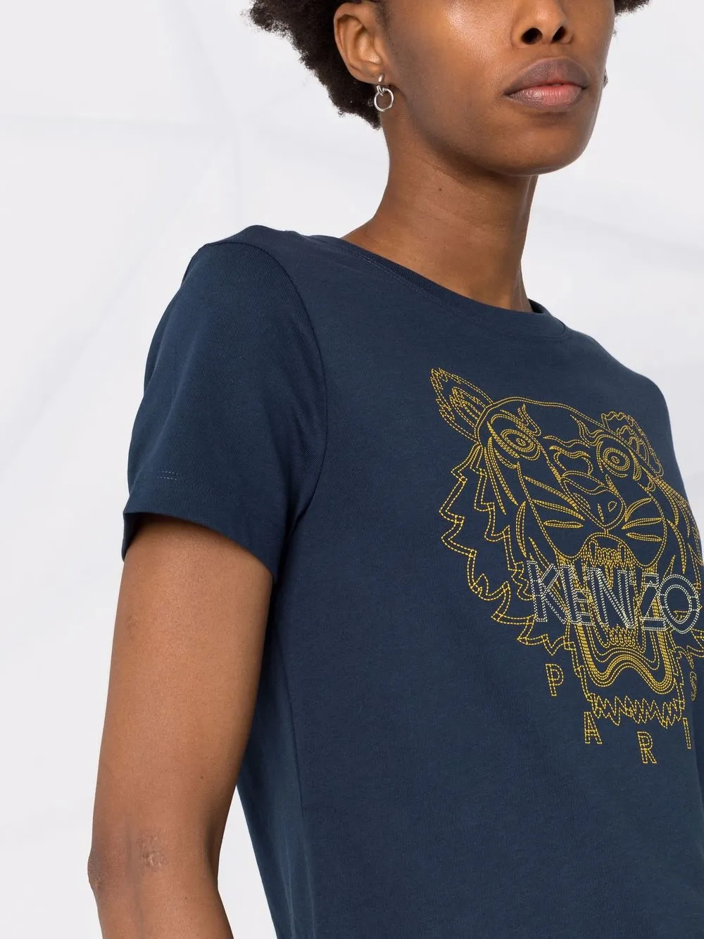 фото Kenzo футболка с принтом tiger