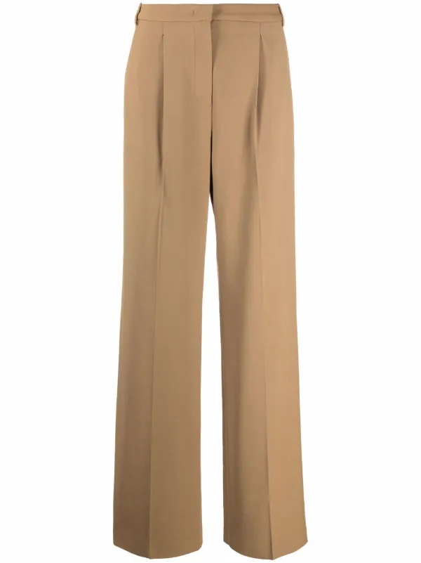 ASPESI Wide-leg Tailored Trousers in Neutrals