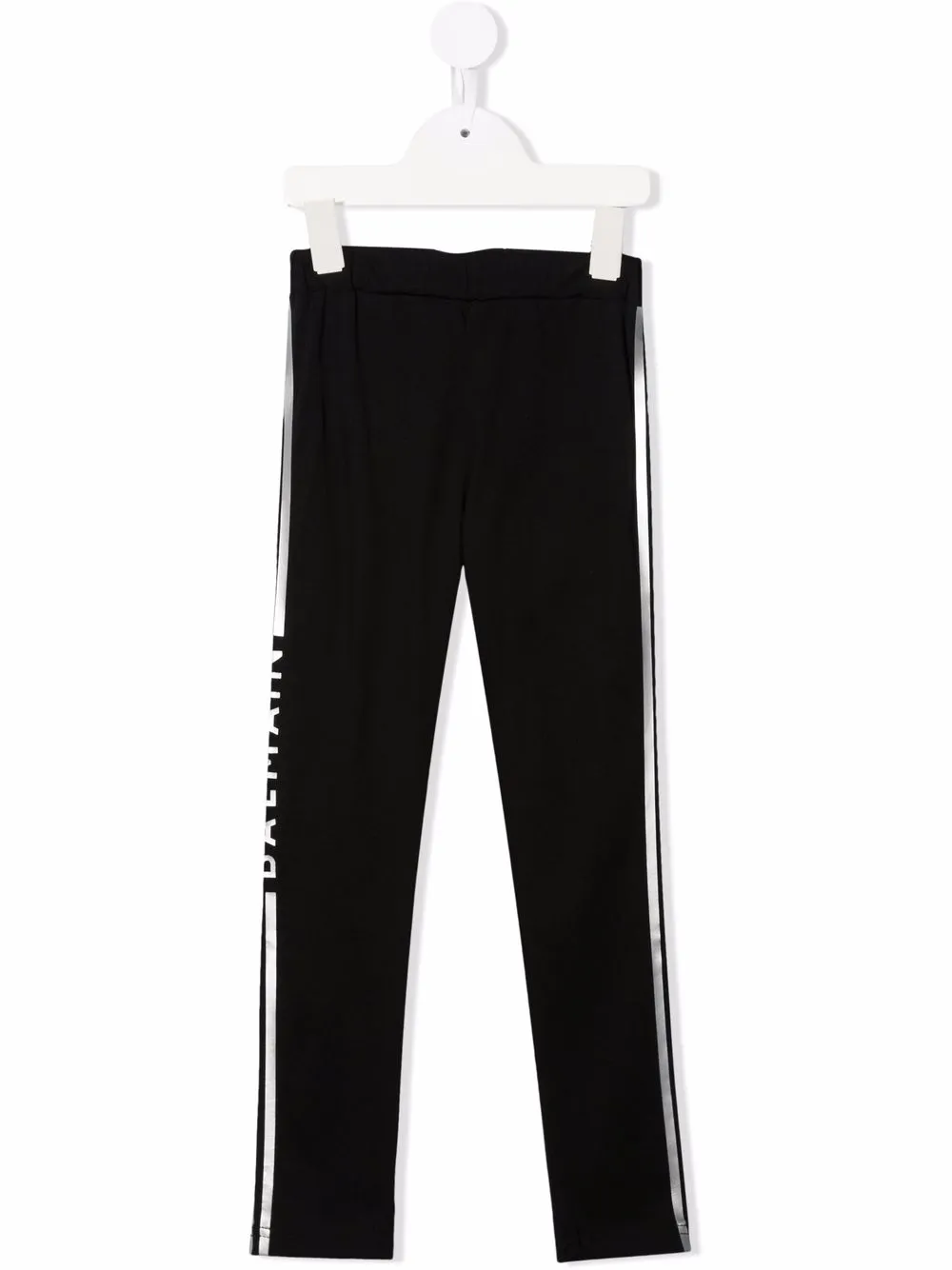 

Balmain Kids leggins con franjas laterales del logo - Negro